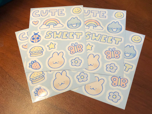 Cute & Sweet Sticker Sheet