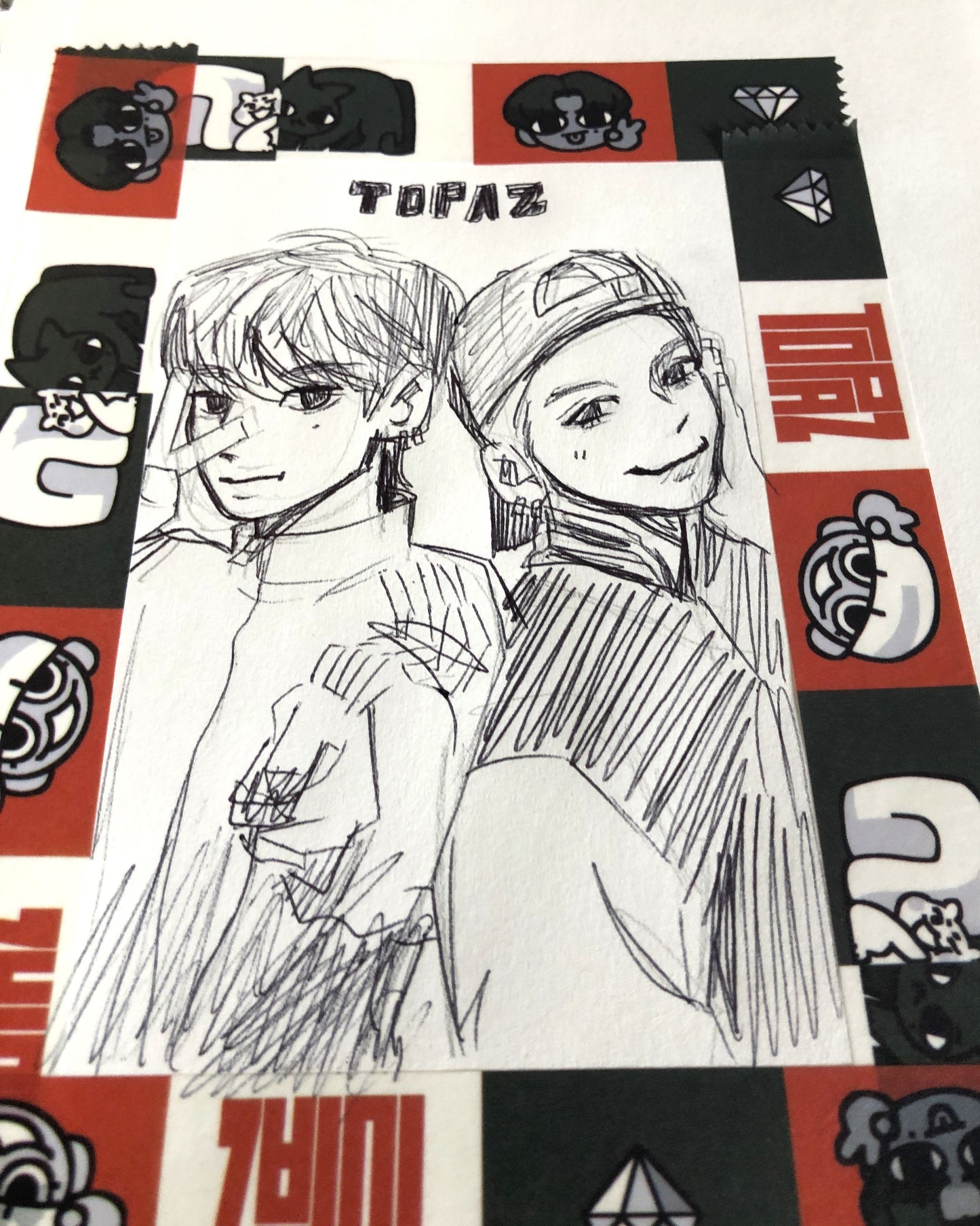 Topaz Washi Tape